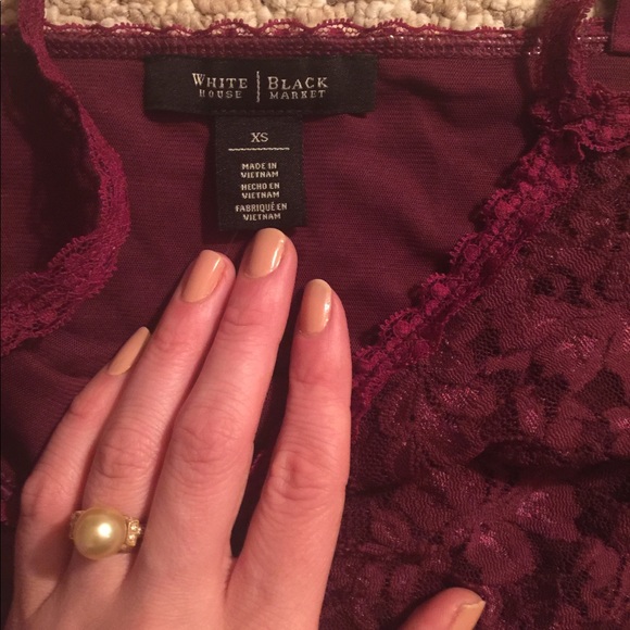 NWOT WHBM Lace Tank - Picture 5 of 5